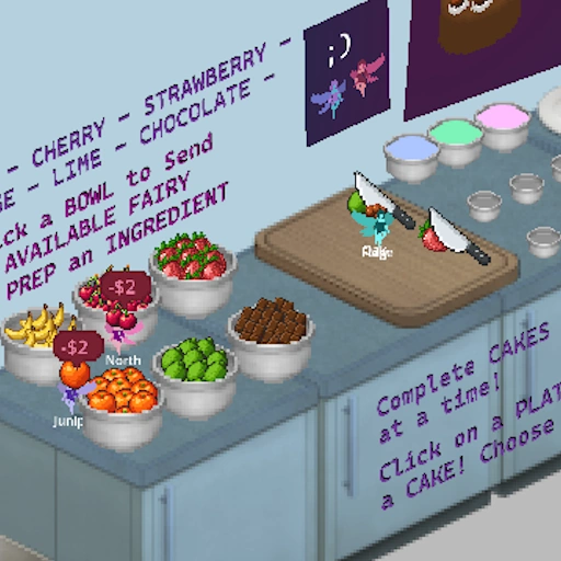 A screenshot of Tiny Baking Simulator
